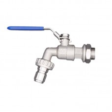 304 SS Weldless ball valve with Male QD - 1/2"